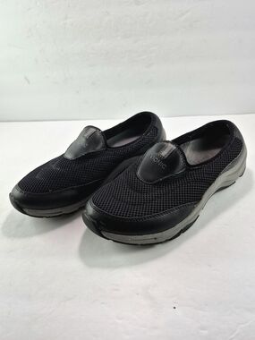 Vionic Heritage Black Mesh Slip On Sneaker Shoes Orthotic Arch Support Size 7